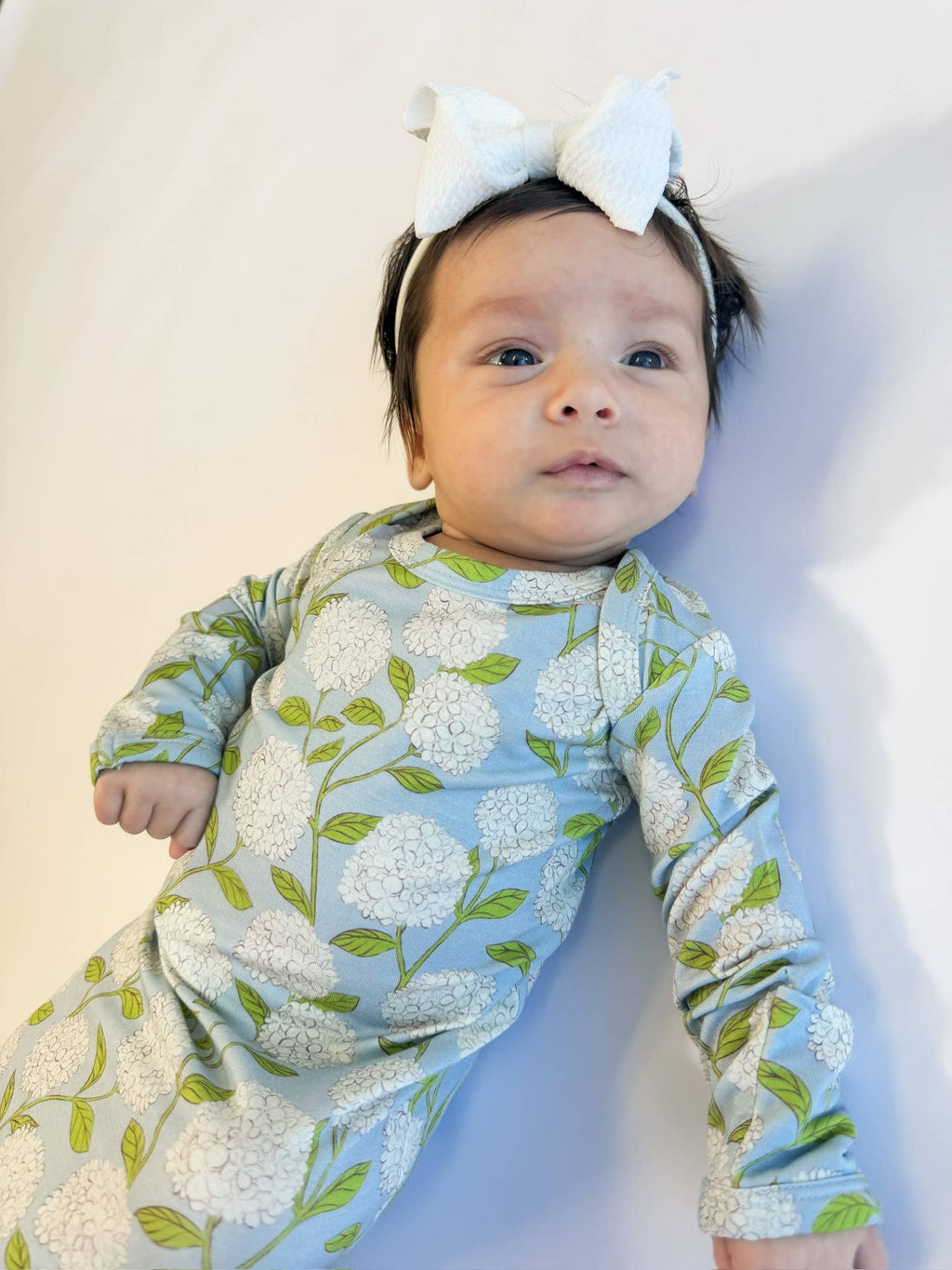 Hydrangeas Knotted Gown