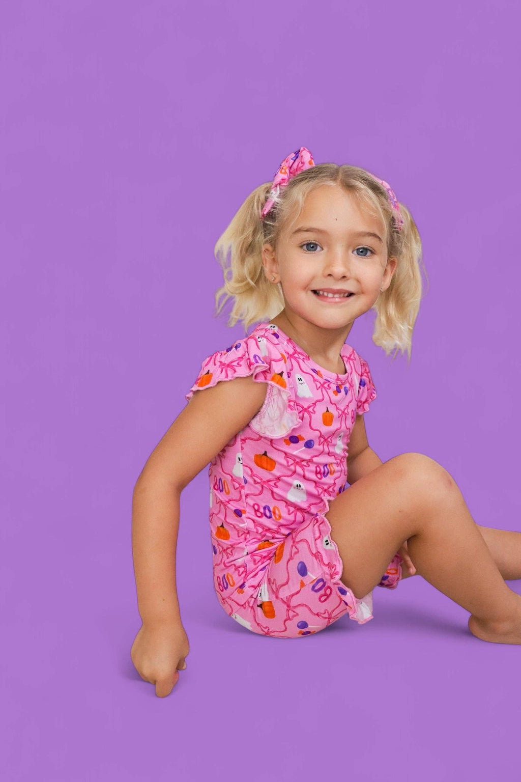 BERRY SWEET BOO DREAM RUFFLE SHORT SET