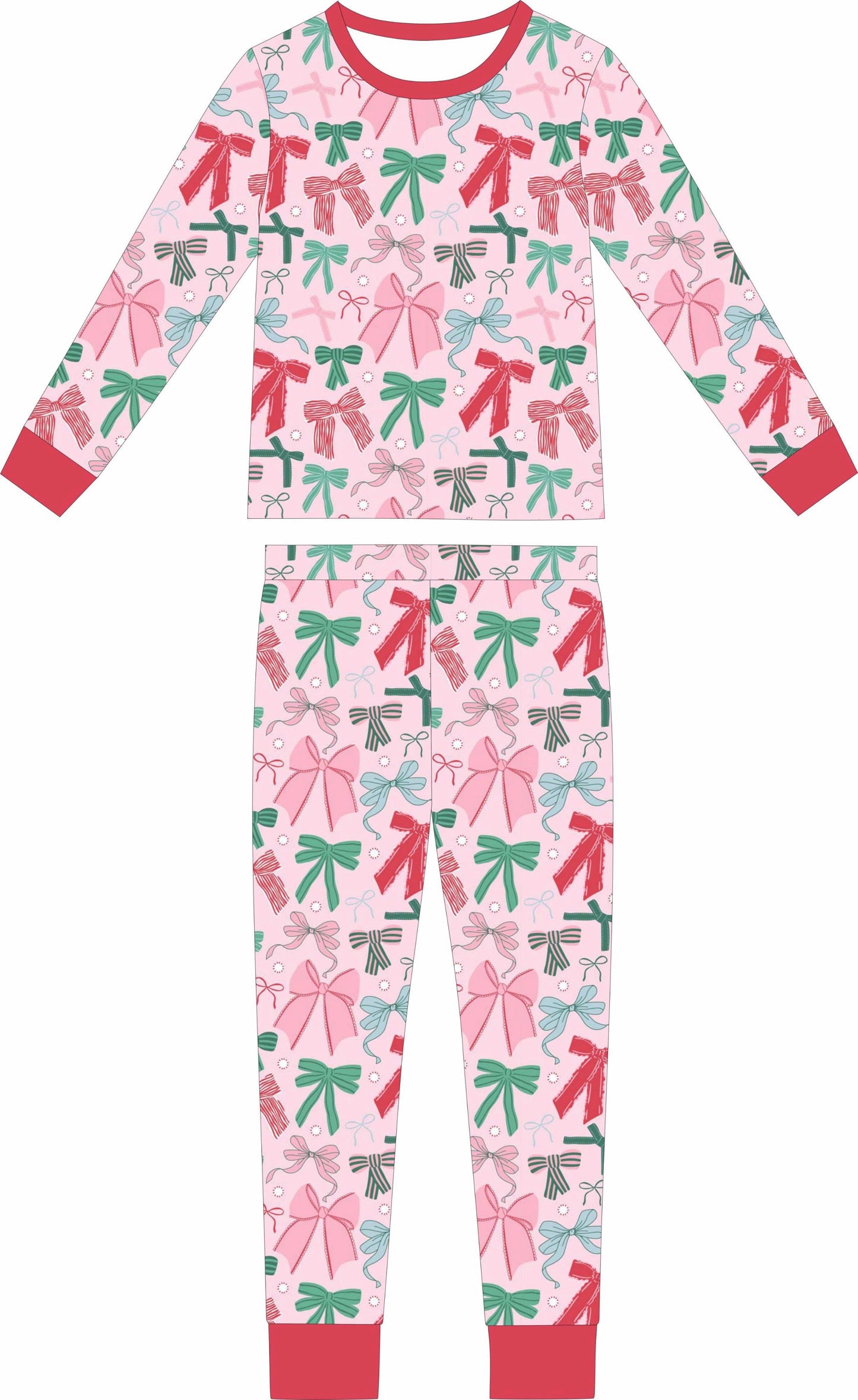 Christmas Bows 2 piece set