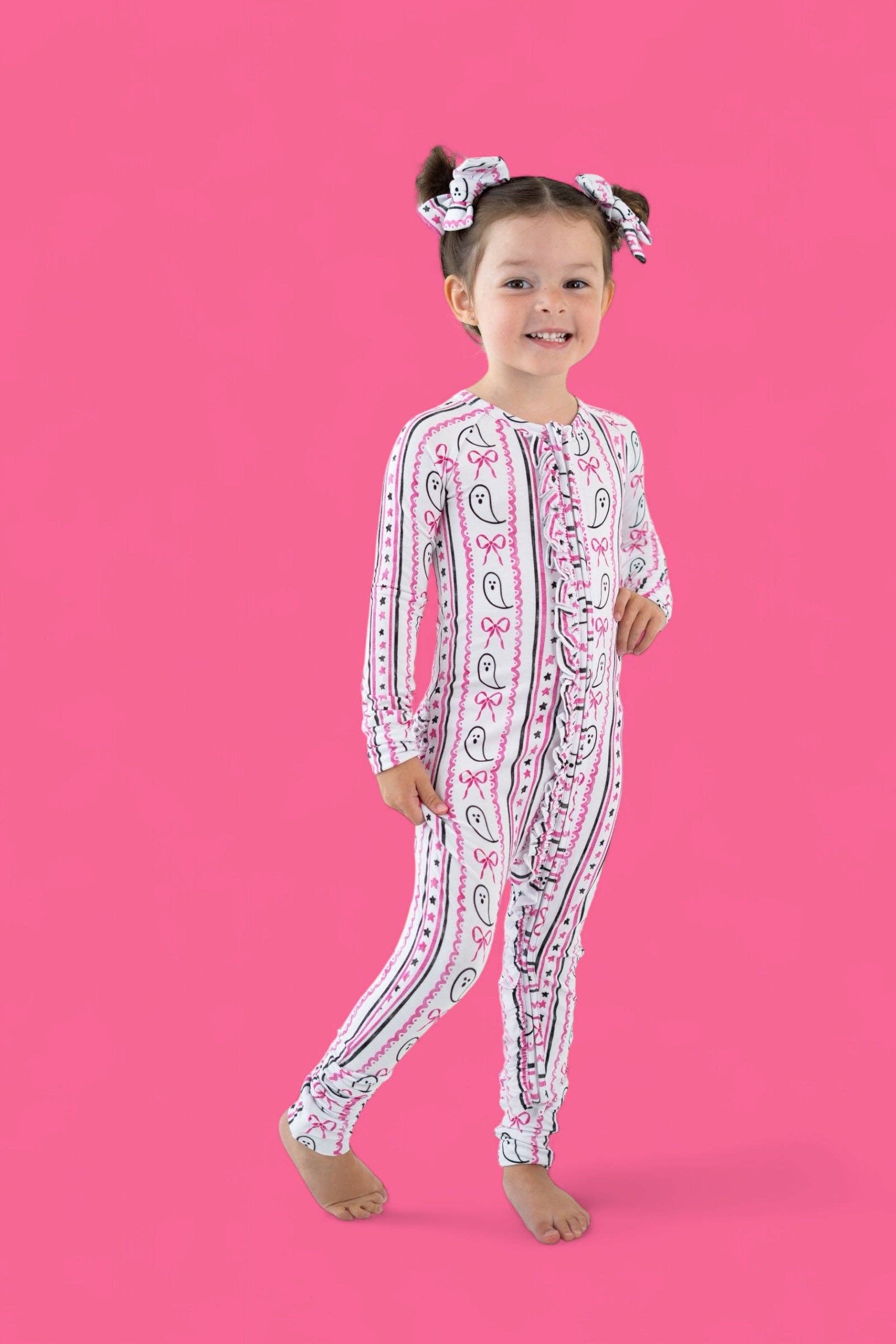 BOO AND BOWS DREAM RUFFLE ROMPER