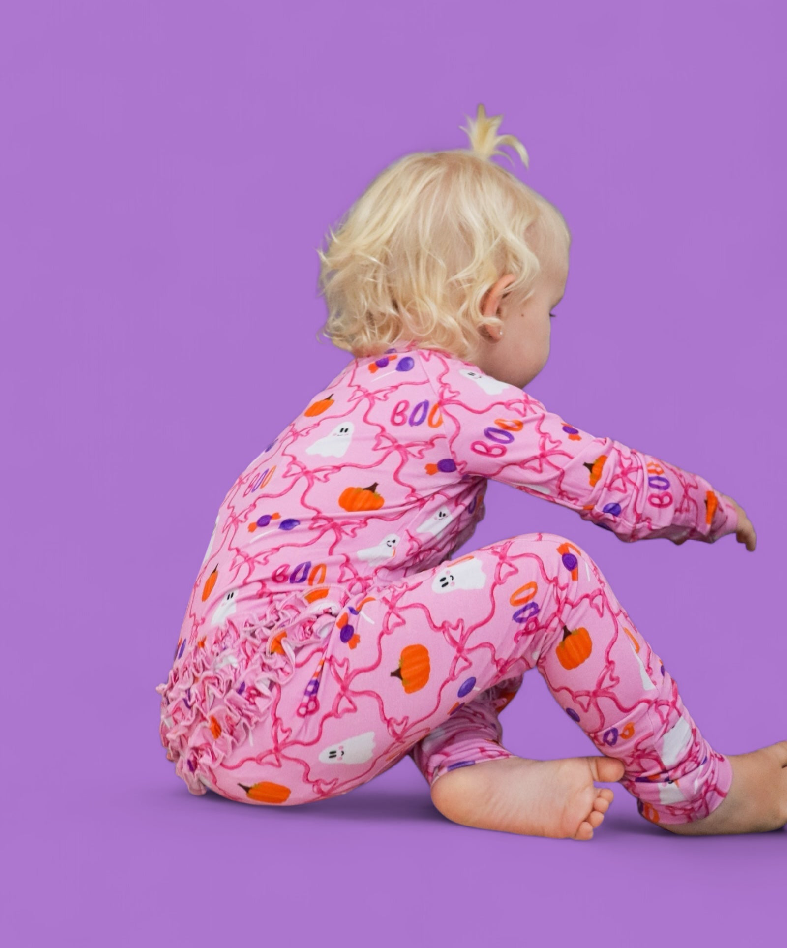 BERRY SWEET BOO DREAM RUFFLE ROMPER