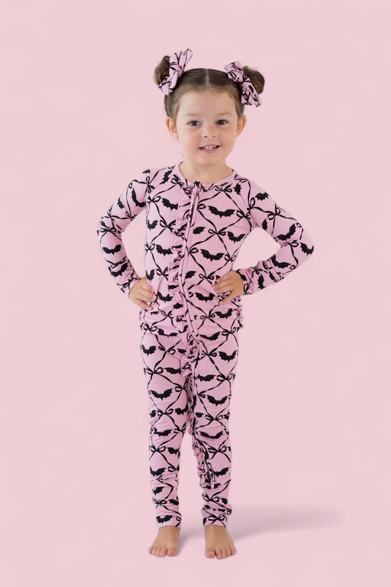 BATTY BOWS DREAM RUFFLE ROMPER