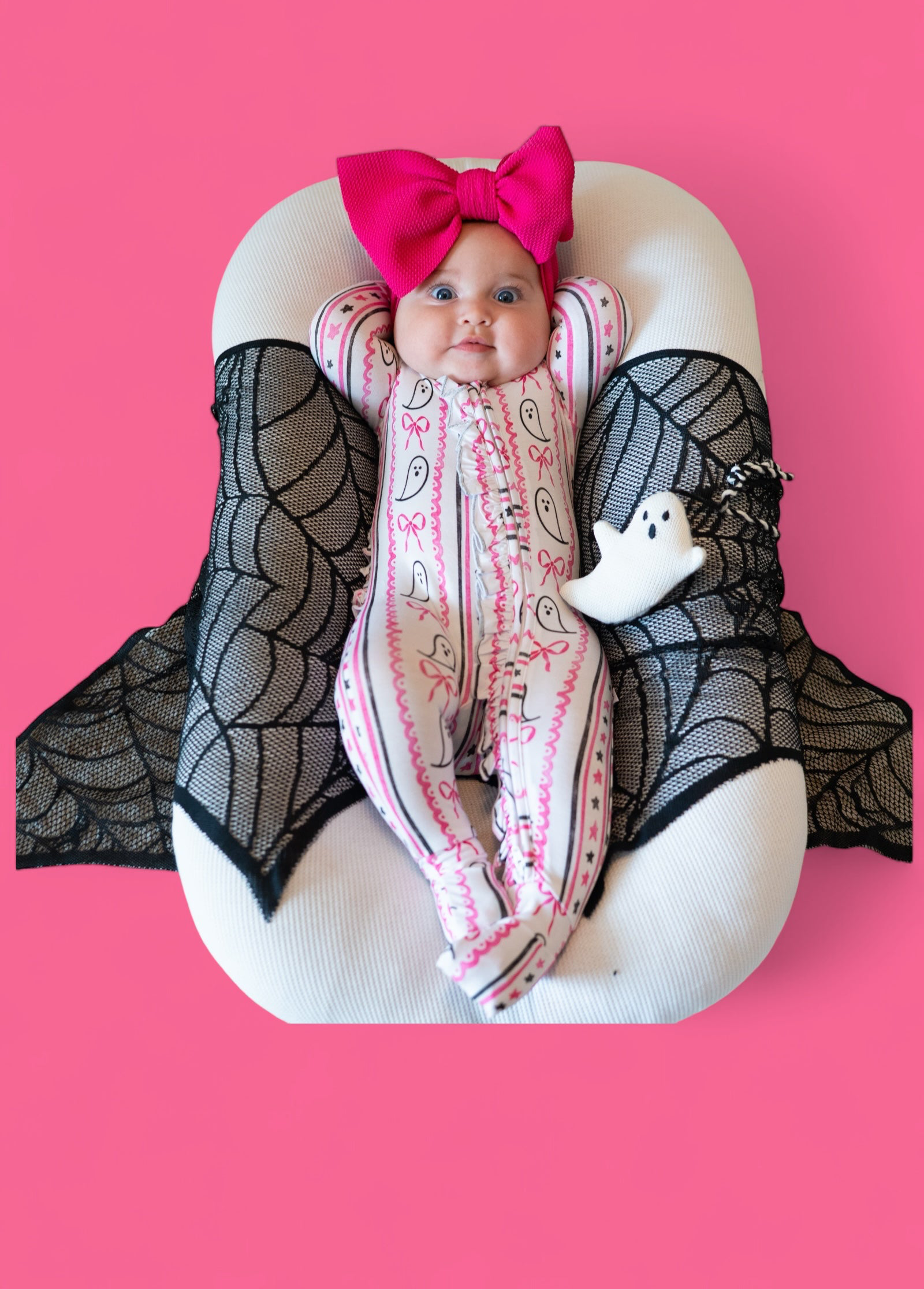 BOO AND BOWS DREAM RUFFLE ROMPER