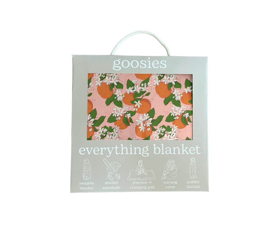 Orange Blossoms Everything Blanket