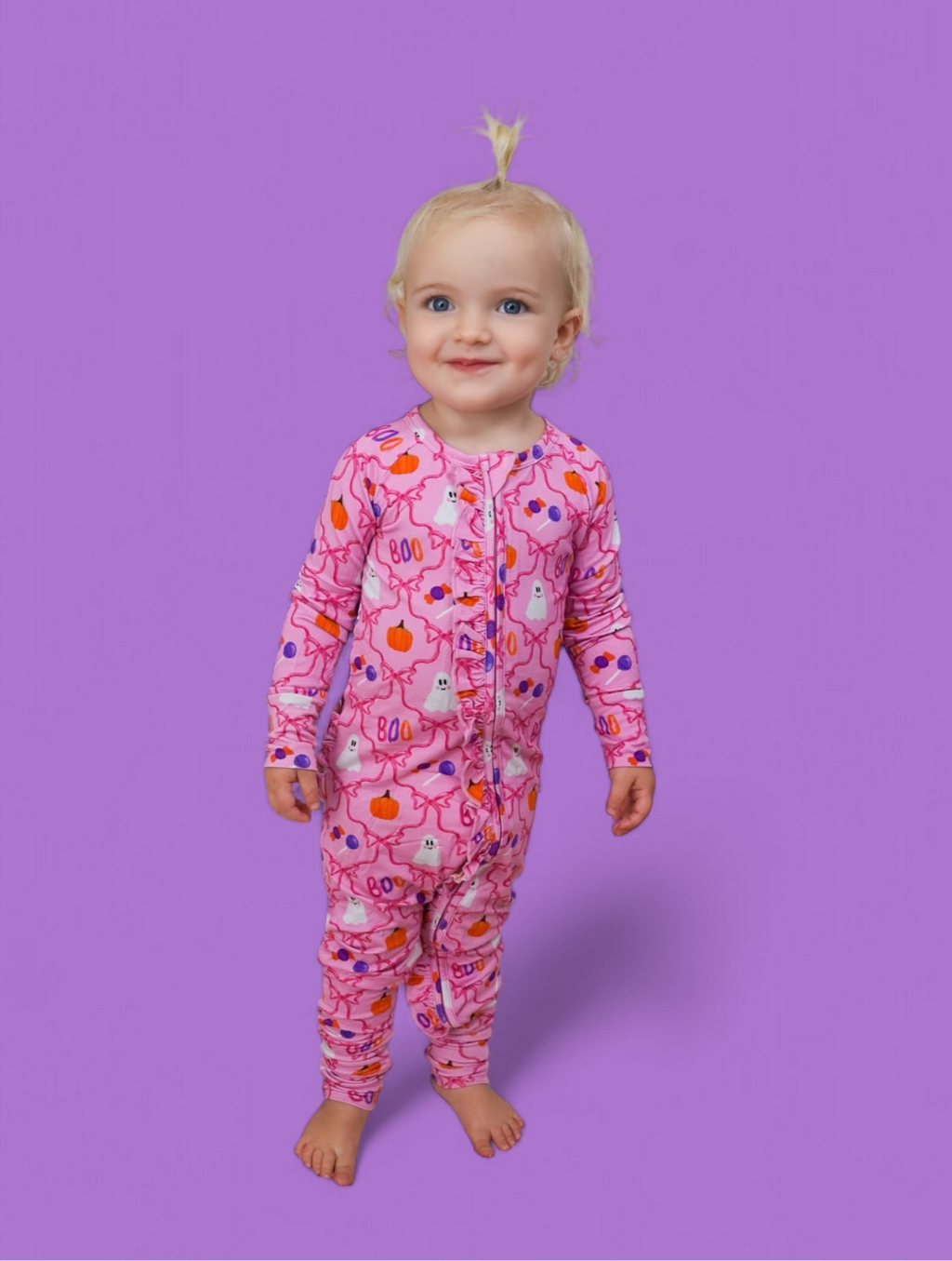 BERRY SWEET BOO DREAM RUFFLE ROMPER