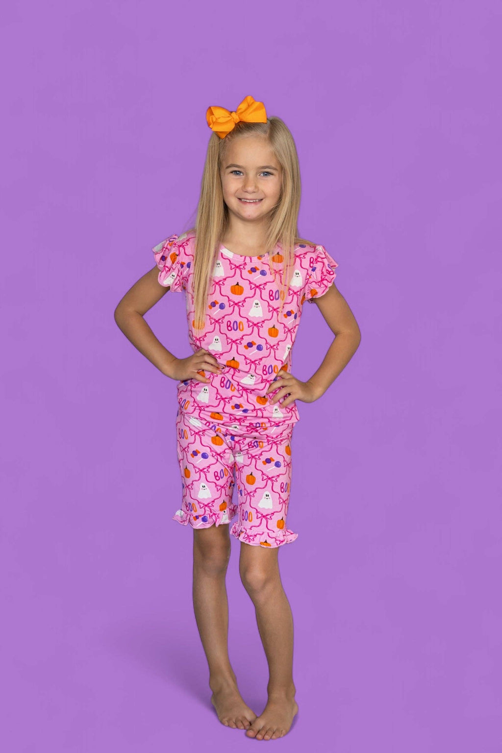 BERRY SWEET BOO DREAM RUFFLE SHORT SET