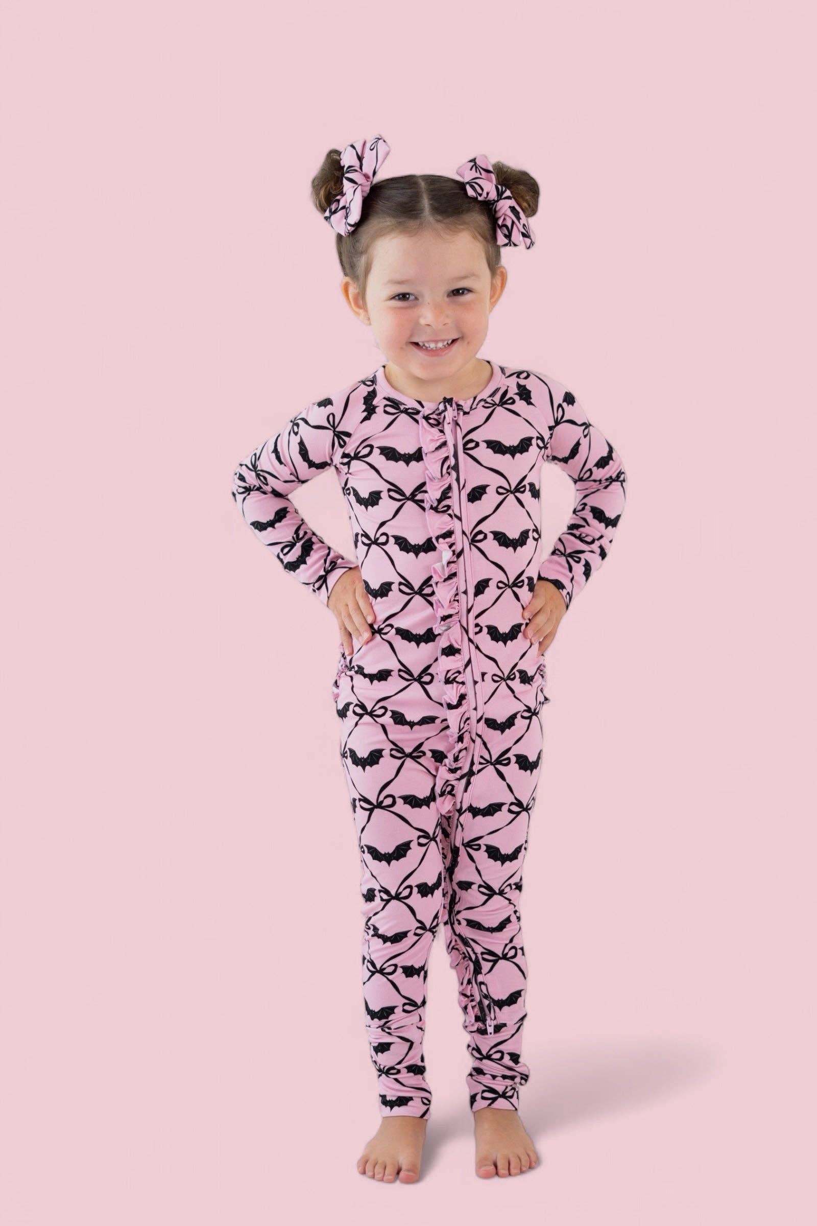 BATTY BOWS DREAM RUFFLE ROMPER