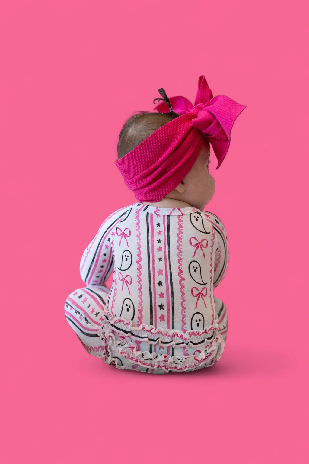 BOO AND BOWS DREAM RUFFLE ROMPER