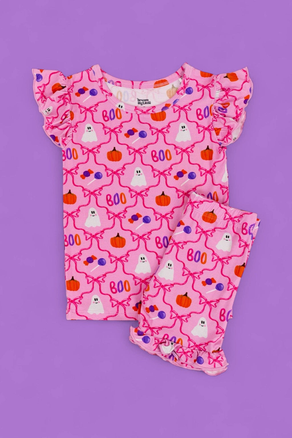 BERRY SWEET BOO DREAM RUFFLE SHORT SET