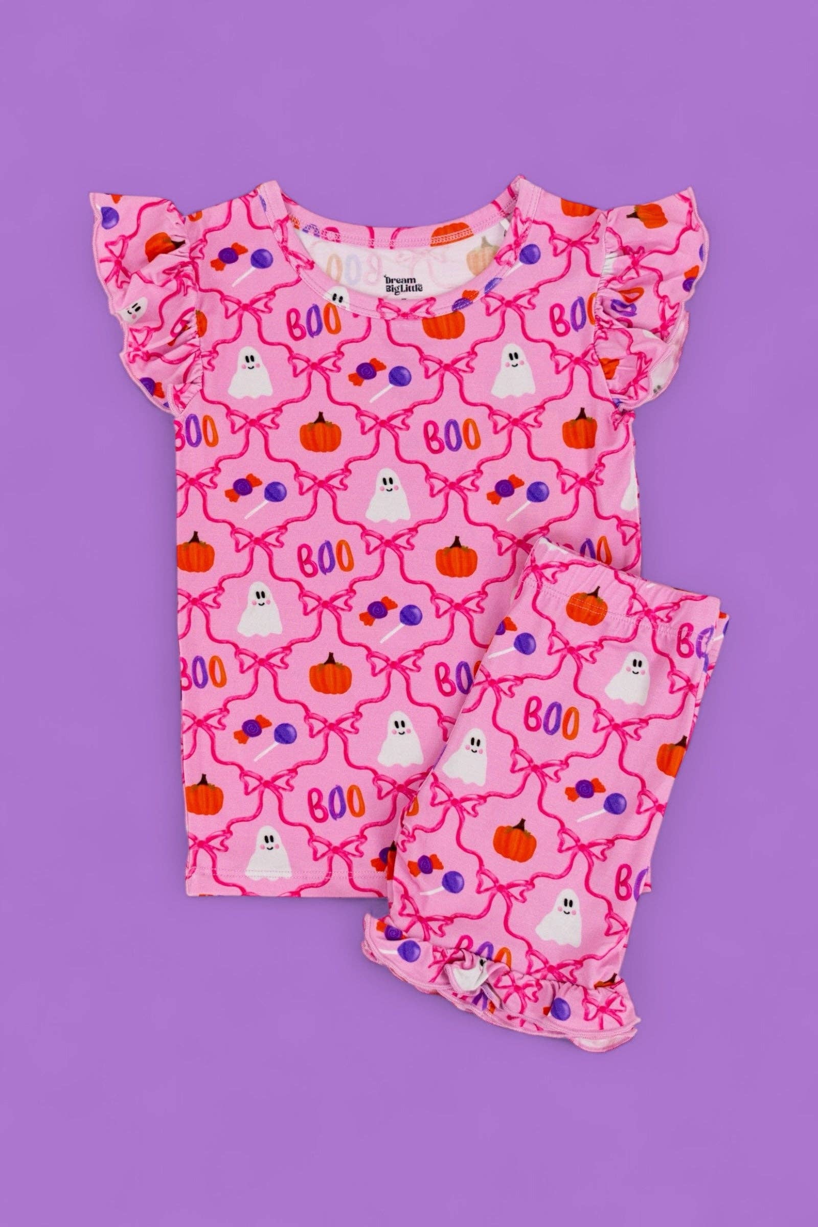 BERRY SWEET BOO DREAM RUFFLE SHORT SET