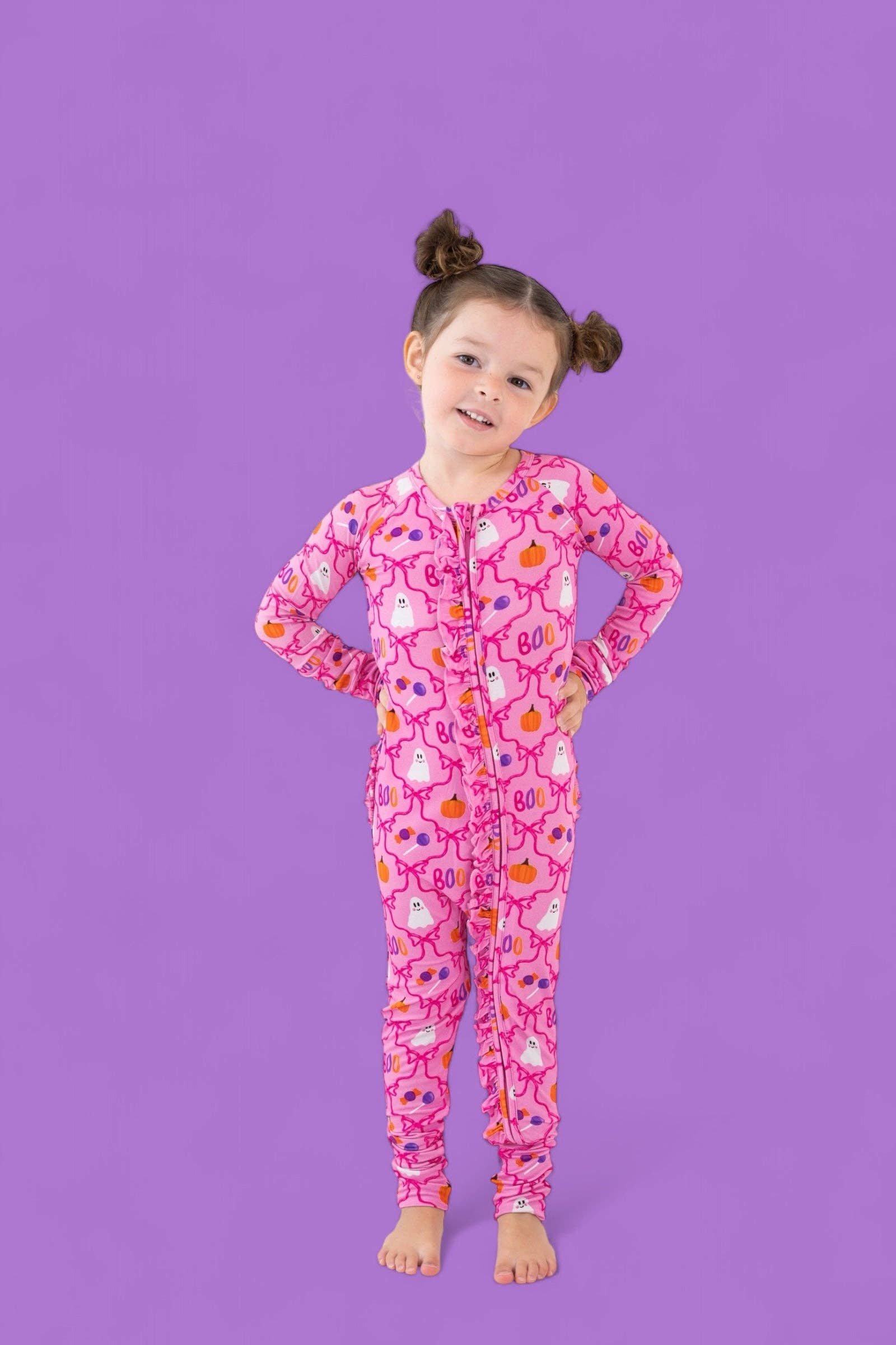 BERRY SWEET BOO DREAM RUFFLE ROMPER