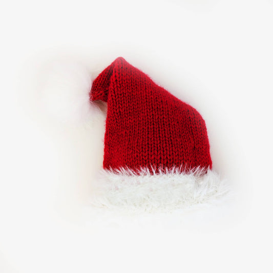 Furry Santa Beanie Hat