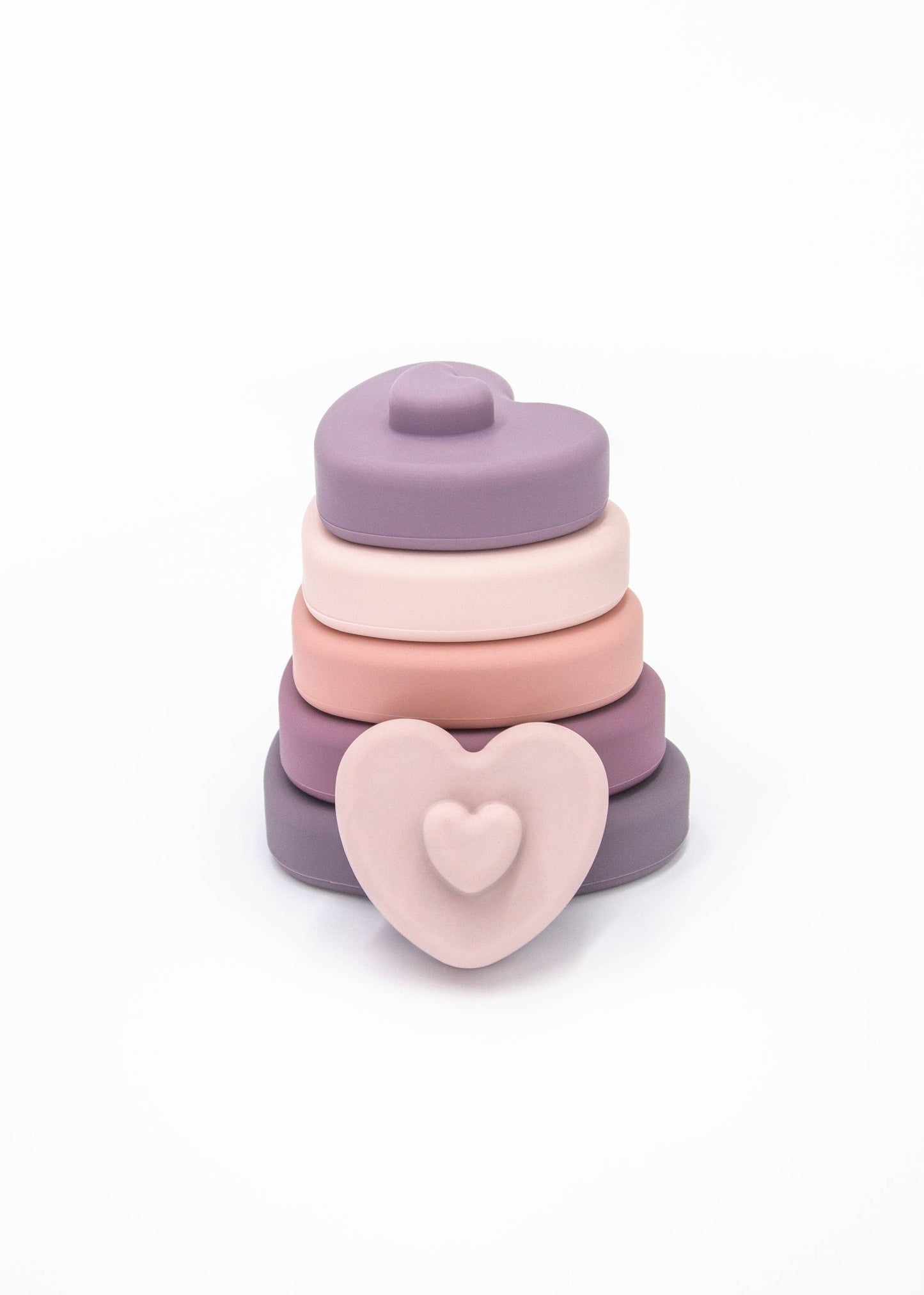 Silicone Stacking & Teething Hearts