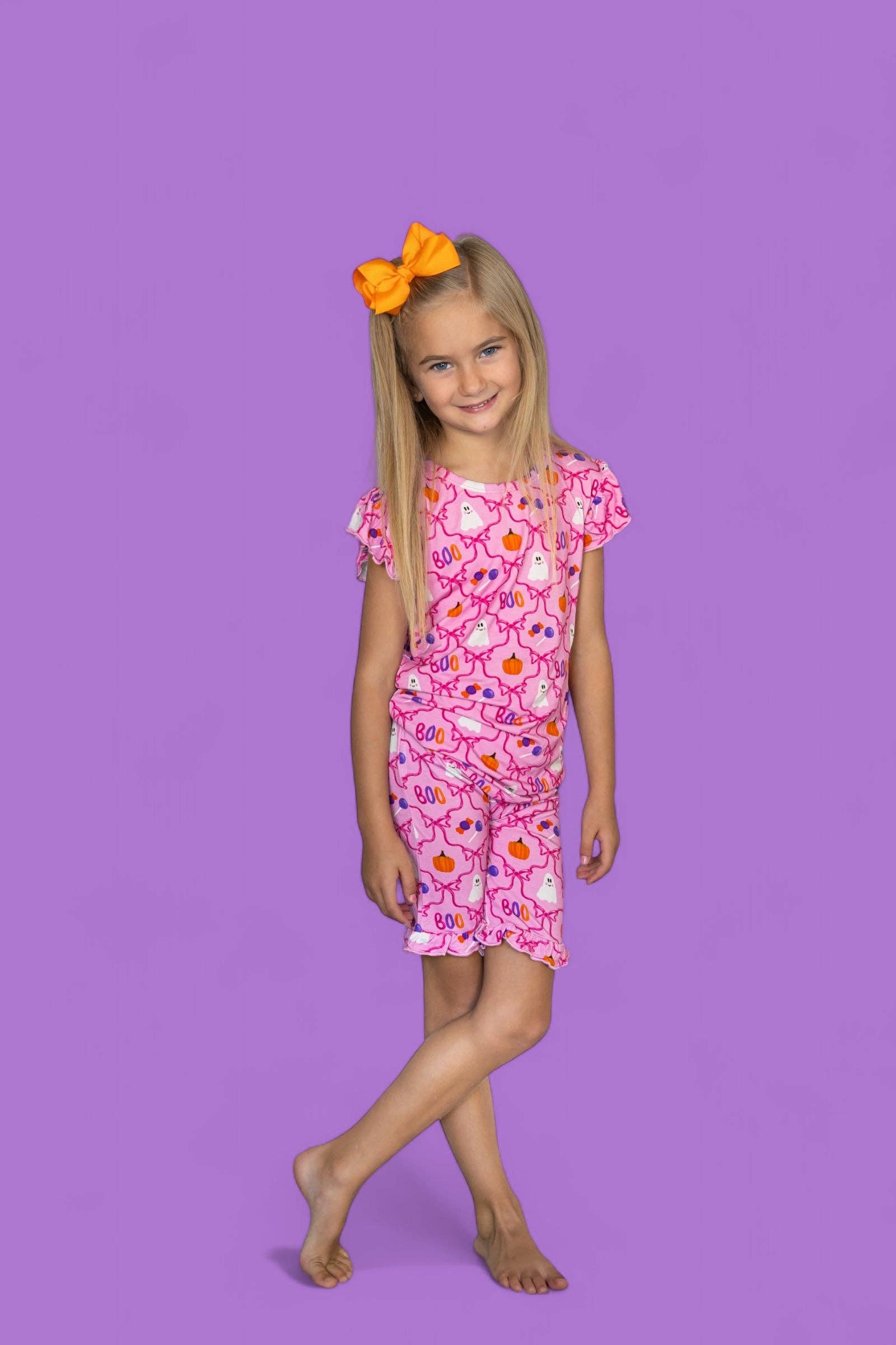 BERRY SWEET BOO DREAM RUFFLE SHORT SET