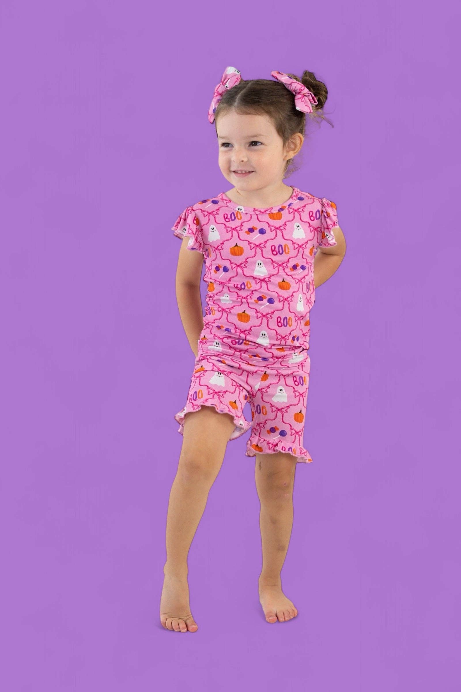 BERRY SWEET BOO DREAM RUFFLE SHORT SET