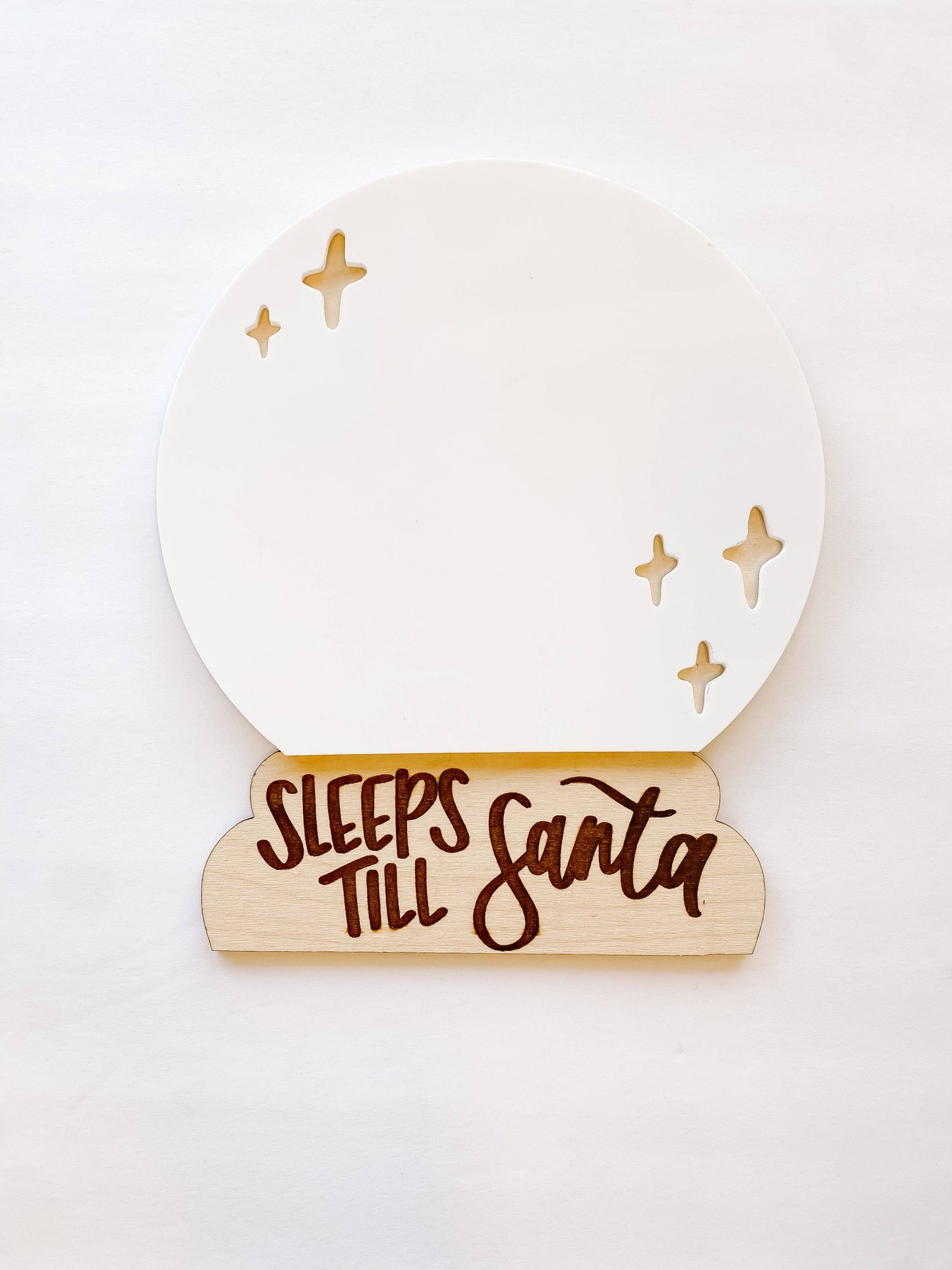 Sleeps Till Santa Sign