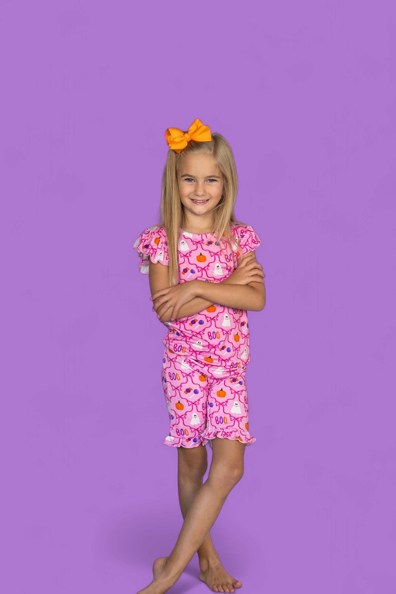 BERRY SWEET BOO DREAM RUFFLE SHORT SET