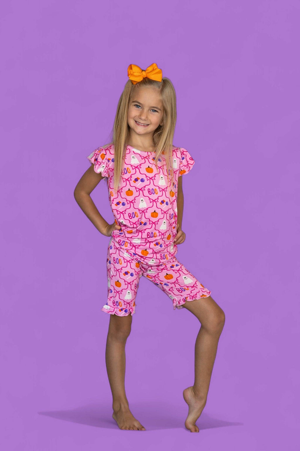 BERRY SWEET BOO DREAM RUFFLE SHORT SET