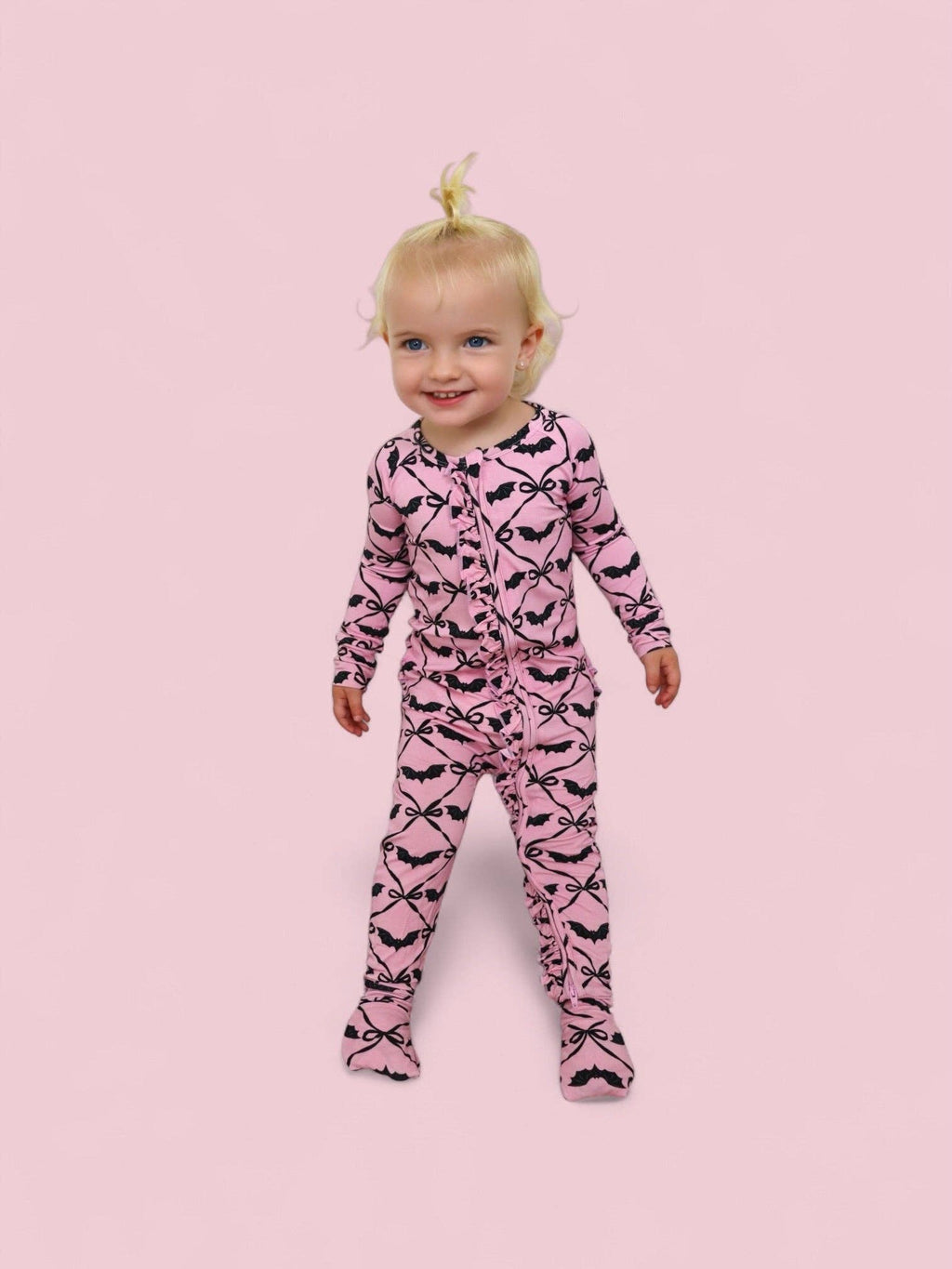 BATTY BOWS DREAM RUFFLE ROMPER
