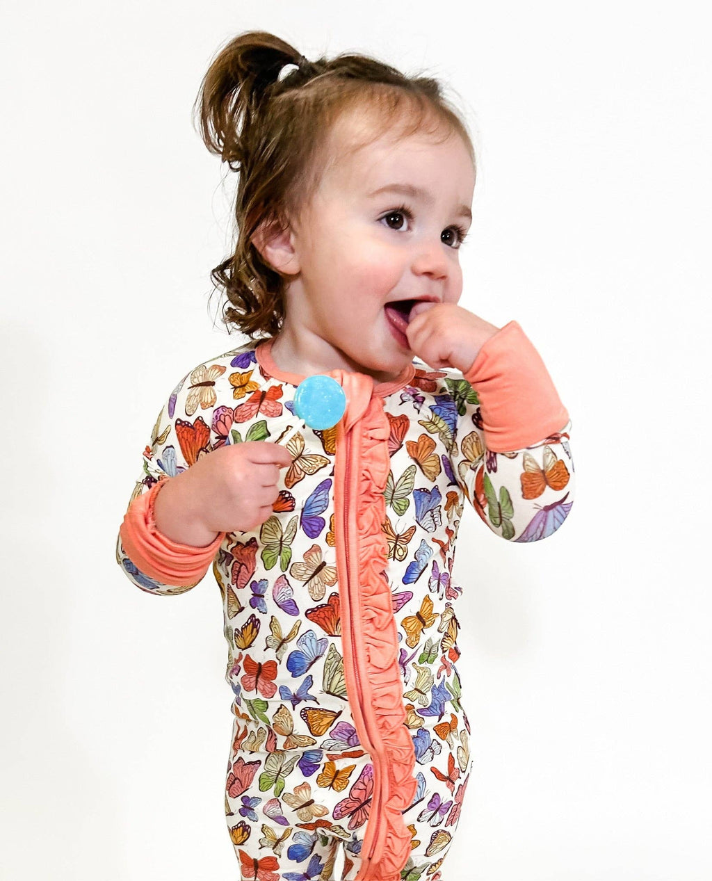 Butterflies Zip Pajamas