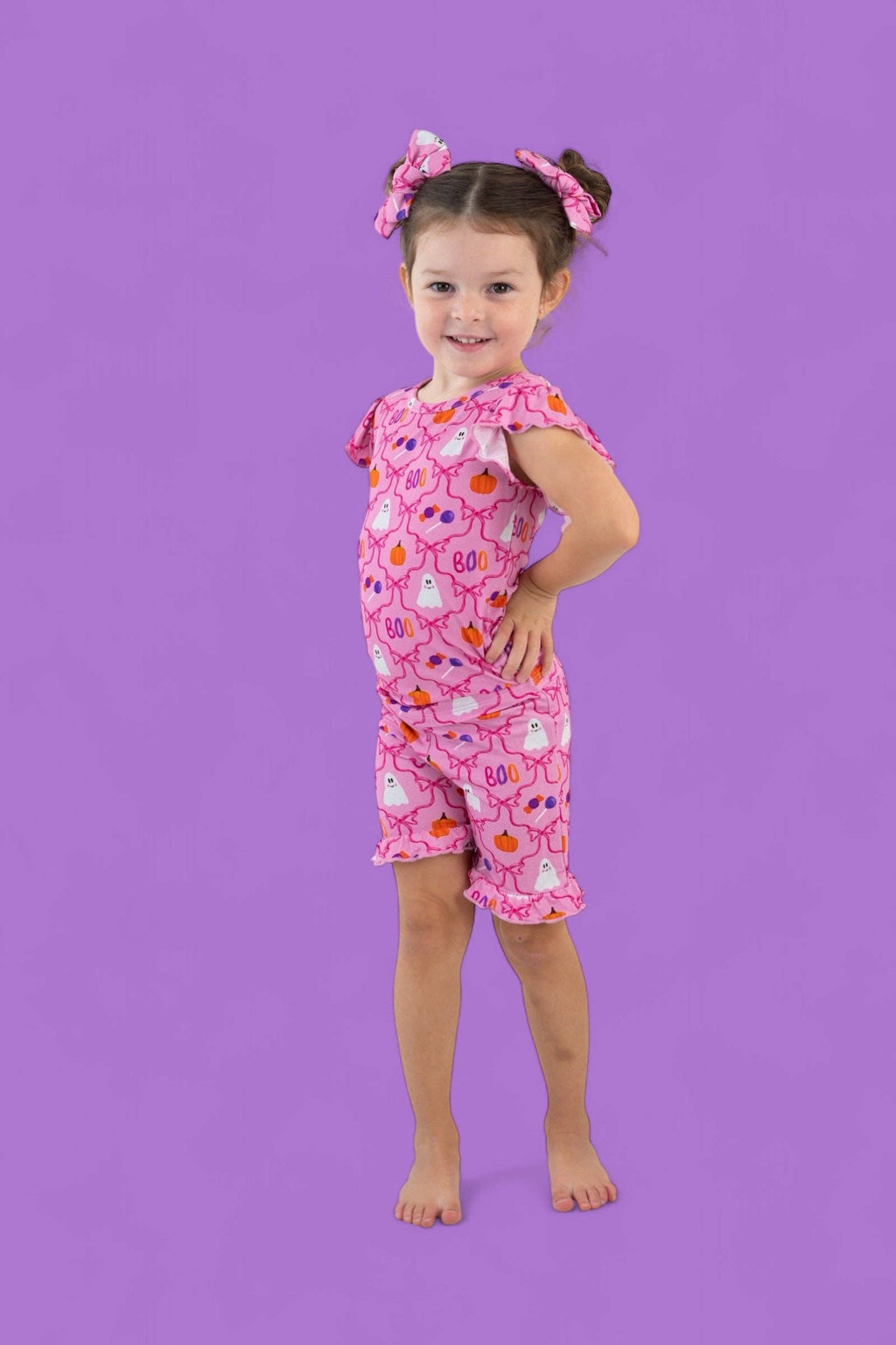 BERRY SWEET BOO DREAM RUFFLE SHORT SET