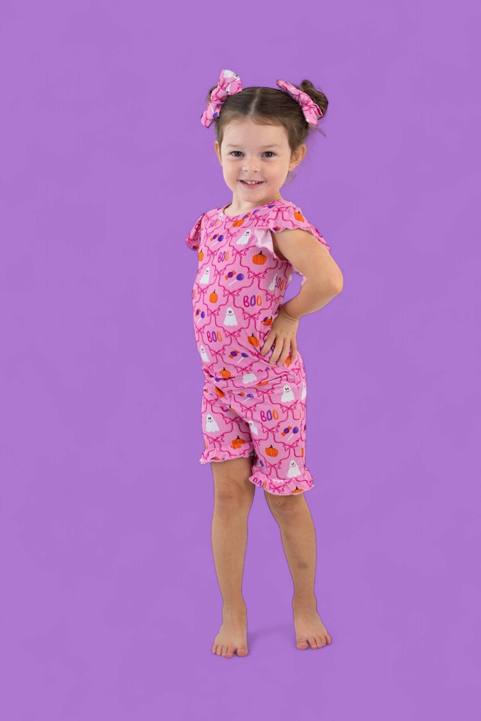 BERRY SWEET BOO DREAM RUFFLE SHORT SET