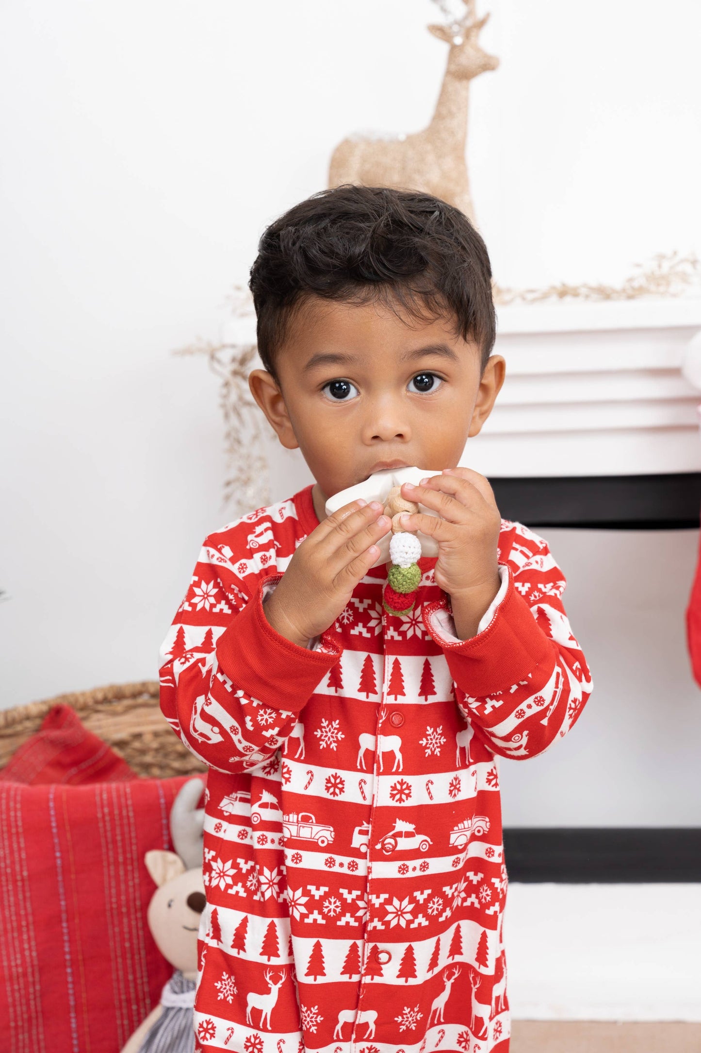 Christmas Star Natural Rubber Teether