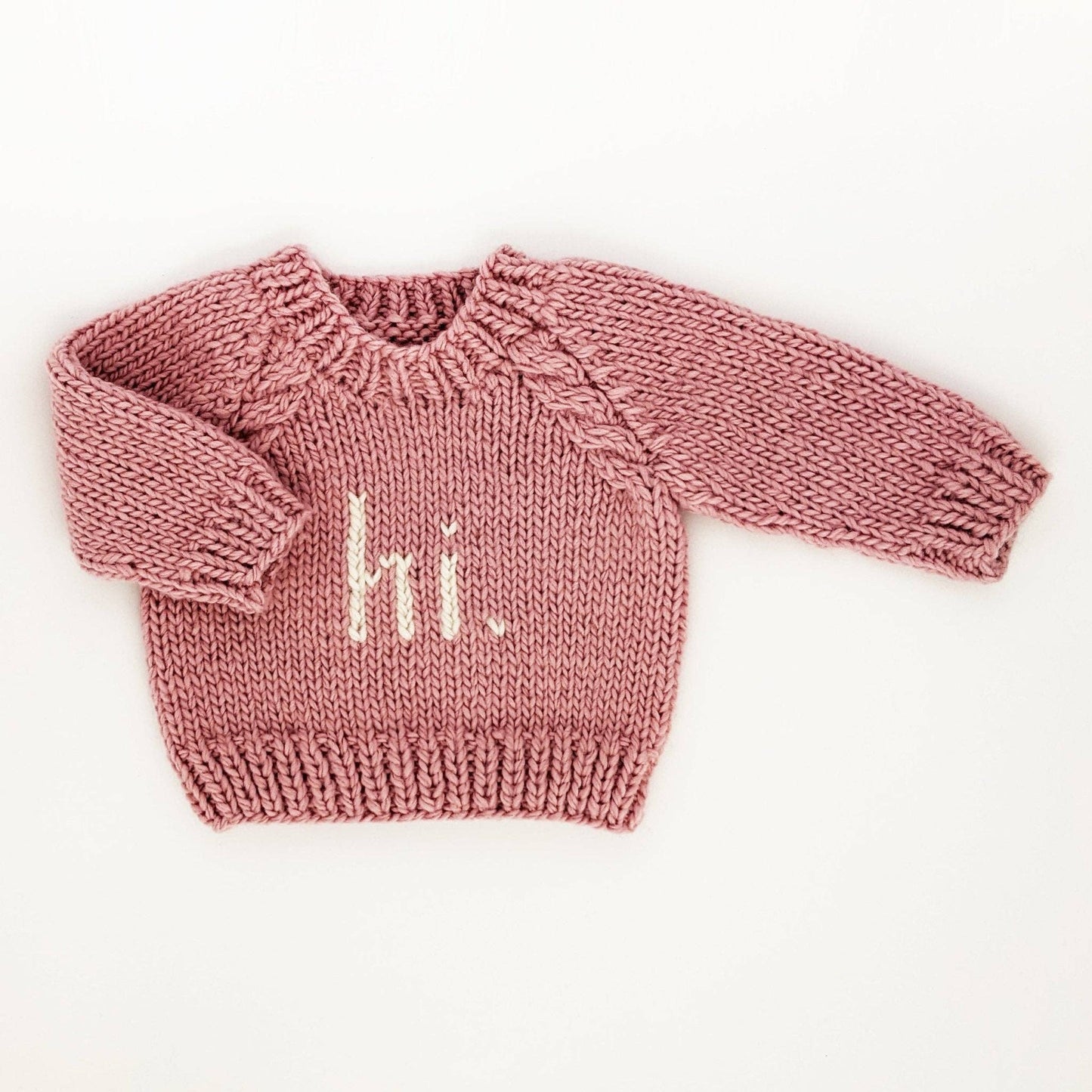 Hi. Rosy Crew Neck Sweater Baby - 0-6 months