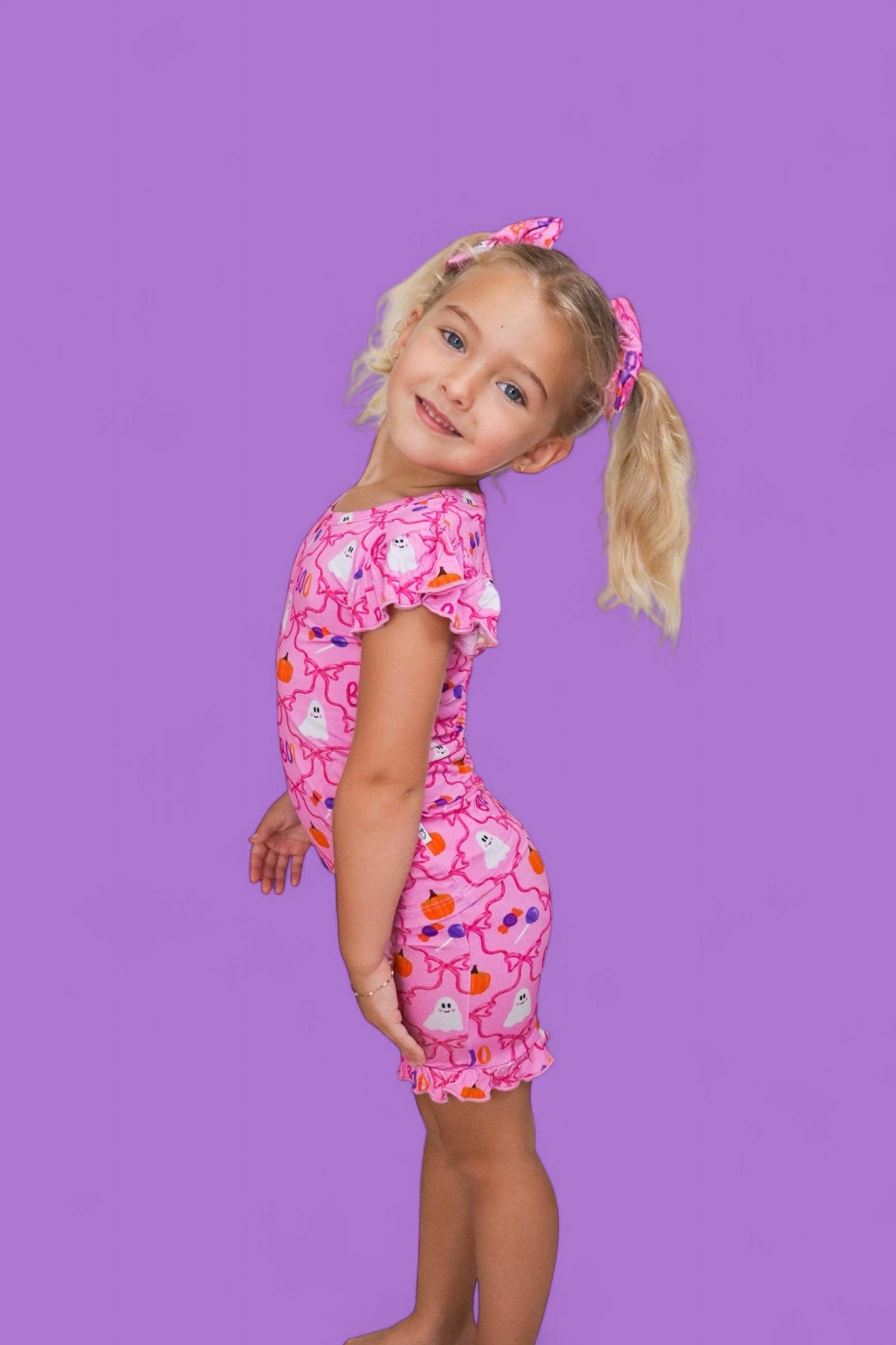 BERRY SWEET BOO DREAM RUFFLE SHORT SET