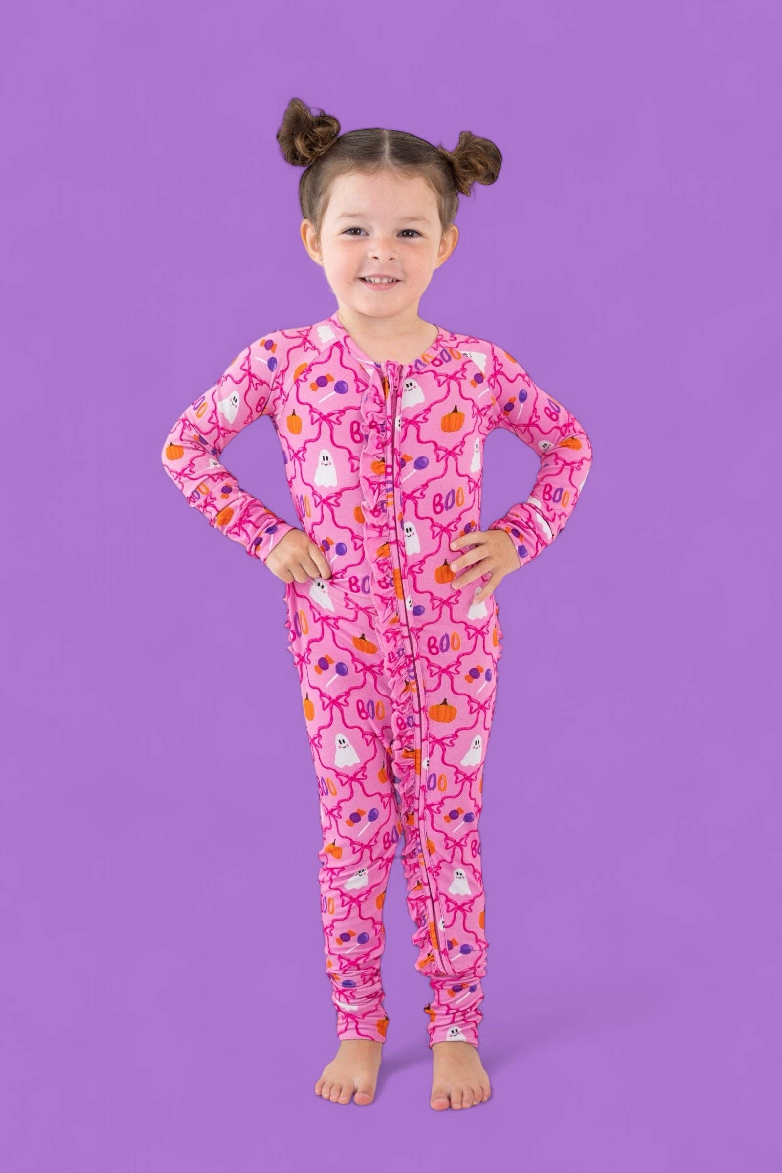 BERRY SWEET BOO DREAM RUFFLE ROMPER