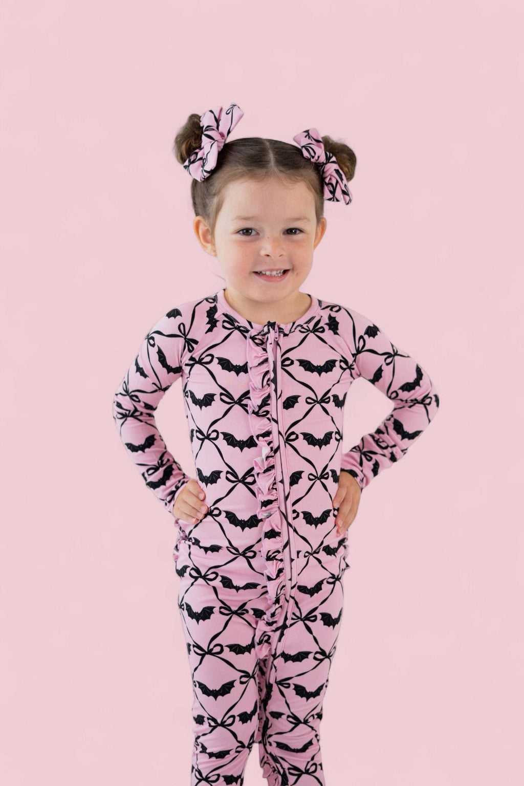 BATTY BOWS DREAM RUFFLE ROMPER