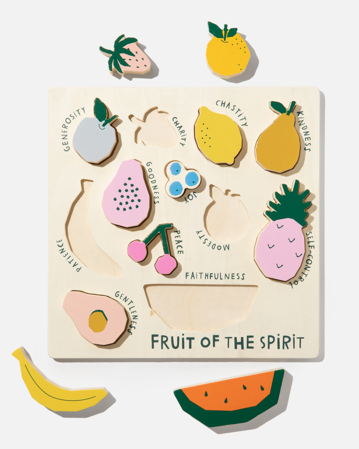 Fruit of the Spirit Wooden Puzzle